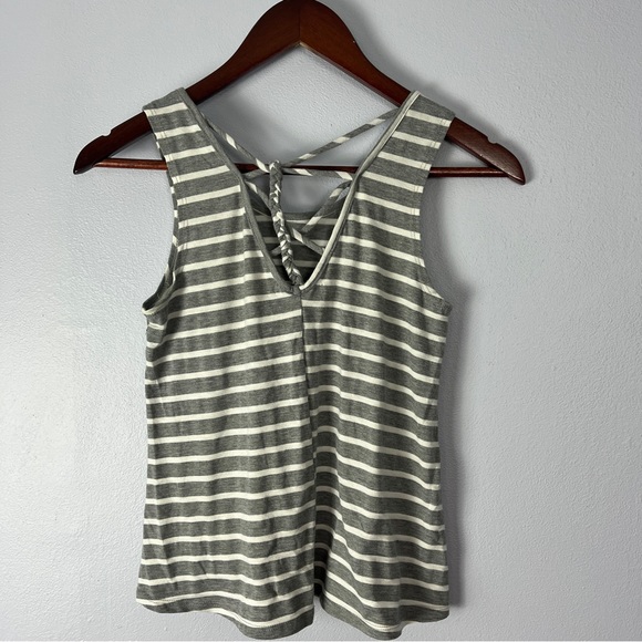 2040 Apparel grey striped tank top - Picture 3 of 4